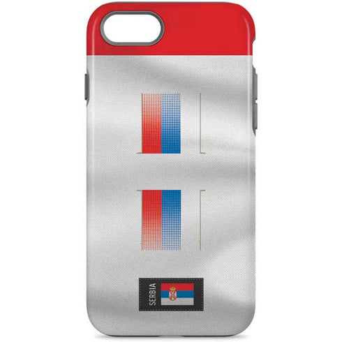 Serbia Soccer Flag iPhone 7 Pro Case